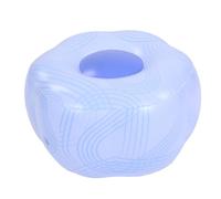 Yosoo Health Gear Inflatable Foot Rest Stool Portable Ottoman for Camping with Blue Stripe Pattern Water Proof PVC Material for Outdoor Garden Travel