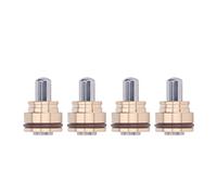 Yosoo Health Gear Joystick Pusher Control Valve Brass Alloy Steel Joystick Pusher Pilot Valve 4pcs with Rubber Seals Standard Fit for Caterpillar E320 Excavator Repair