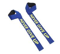 Yosoo Health Gear Lifting Straps for Weightlifting Powerlifting Bodybuilding with Thickened Sponge Inner Non Slip Wear ResistantS Composite Braid Strap for Gym Strength Training Fitness Workout (Blue)