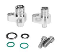 Yosoo Health Gear LS AC Compressor Adapter Fittings, 8AN 10AN AC Quick Connector Fittings for 10S17F and 10S20F Repair Kit 451-1105 451-1106 440-822 440-823 Fit Compressors