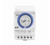 Yosoo Health Gear Mechanical Timer Switch, 24-Hour DIN Rail Time Controller
