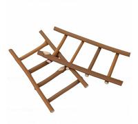 Yosoo Health Gear Mini Fairy Garden Ladders 7.9 Inch Natural Rattan 2 Pack | Rustic woven material, dollhouse terrarium micro landscape decor, lightweight movable display props, 2 piece set