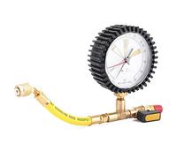 Yosoo Health Gear Nitrogen Pressure Gauge, 1/4 SAE Interface -1 to 60 Bar, HVAC Refrigeration Pressure Test Tool for R134a/R22/R407C/R410A