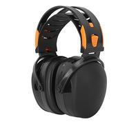 Yosoo Health Gear Noise Cancelling Ear Muffs, Comfortable 30dB Hearing Protection for Lawn Mowing Adults ABS Sound Absorbing Cotton Black 1 Pack