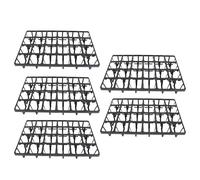 Yosoo Health Gear Nursery Pot Tray 5 Pack with 24 Cells, Plant Carrying Plastic Square Flowerpot Carrier Trays for 2.7-3 Inch Pots Gardening and Plant Transportation