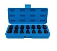 Yosoo Health Gear Oil Drain Plug Key Set, CR MO Steel, 8 to 17mm Hex and Square Keys, Essential Tool for Mechanics and Enthusiasts