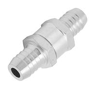 Yosoo Health Gear One Way Check Valve, Aluminum Alloy Non Return Fuel Valve, 0.2 to 6 Bar, Prevents Backflow, Push Lock Installation, for Water Air Lines in Vehicles (14mm)