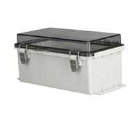 Yosoo Health Gear Outdoor Junction Box, ABS Plastic Electrical Enclosure for Project Power Connections