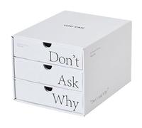 Yosoo Health Gear Paper Organizer Drawer, Premium Corrugated Paper, 3 Tier Desk Organizer with Water Resistant Drawers for Home Office or Dorm Use 31.8x25.2x21.1cm