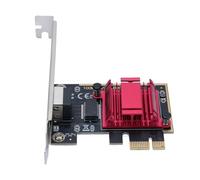 Yosoo Health Gear PCIe 2.5G Ethernet Card PCB PCIe Network Adapter 10 100 1000M 2.5G RJ45 with Full and Half Height Brackets for Desktop Gaming Streaming 8 10 11