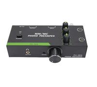 Yosoo Health Gear Phono Preamplifier with 3-Band EQ, MM MC Turntable Amplifier, XLR Balanced Input Output, Record Player Preamp for, Hi-Fi Audio System (UK Plug)