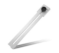 Yosoo Health Gear Premium Woodworking Ruler, 0-250mm Carbon Steel Scribing Ruler, High Precision Marking Tool with Adjustable Knob