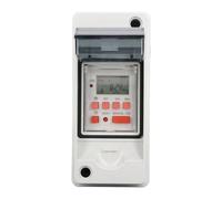Yosoo Health Gear Programmable Timer Switch, 7 Day 28 On Off Schedules Programmable Digital Timer Switch with LCD Display DIN Rail