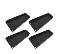 Yosoo Health Gear Rain Gutter Downspout Splash Block With 8 Fixing Screws & Slope Design, Diverts Rainwater Away From House Foundation Prevents Soil Erosion (Black)