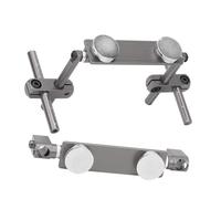 Yosoo Health Gear RC Car Body Mount Kit CNC Aluminum Alloy Strong Magnet Mounting Bracket Adjustable Angle for 1/10 with Gaskets Screws (Ti)
