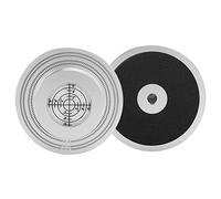 Yosoo Health Gear Record Stabilizer, High Precision Gradienter (Silver) | Turntable Clamp Accessory, 80mm Diameter, 33/45rpm Compatible, All Aluminum Construction, Balance Test for Speaker