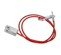 Yosoo Health Gear Red Trailers Breakaway Cable, Essential Safety Device for RVs, 330 Lbs Strength, 3.3ft Emergency Tow Line for Trailers and Car