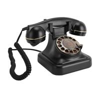 Yosoo Health Gear Retro Landline Phone, Old Fashioned Classic Rotary Dial with Redial Function, for Home Office Vintage Decor Use