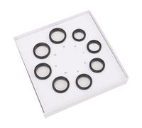 Yosoo Health Gear Ring Sizing Kit, Plastic Smart Ring Sizing Models, Sizes 6-13, Accurate Finger Measurement Tool, 8 Piece Size Selector for Smart Buyers and Daily Fit Check