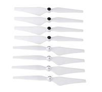 Yosoo Health Gear Self-tightening Propellers, 8pcs Professional Drone Propeller Blade Accessory Replacement, White Self-tightening Propellers Replacement Backup for Phantom 2 3
