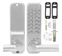 Yosoo Health Gear Smart Mechanical Lock, 4-7 Digit Password Door Lock for Home Office Sliding Doors, Stainless Steel Keypad Deadbolt Security Lock