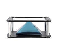 Yosoo Health Gear Smartphone Hologram, Holographic Display Stands Projector, 3.5-6 Inch, USB, 360-Degree Images, Four-Angle Projection