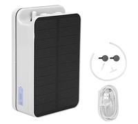 Yosoo Health Gear Solar Aerator, Solar Oxygenator Air Pump Water Oxygen Pump, Portable Solar Powered Solar Oxygenator Air Pump 2200mAh Large Capacity Battery Overcharge for Outdoor Fish Ponds