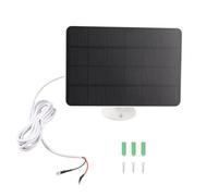 Yosoo Health Gear Solar Panel for Security Camera, 10w Rings Doorbell Solar Panel Charger Ip66 Water Resistant 360°adjustable Mounting 9.8ft Cable (CSP4W-O-W)