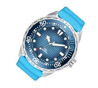 Yosoo Health Gear Solar Powered Quartz Dive Watch, 300M Stainless Steel, High-Precision Luminescent Timepiece for Men Women Outdoor Activities (Blue)