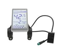 Yosoo Health Gear Speedometer, Electric Bicycle Meter, Screen Data Display Meter with 5 Pin Connector, 24V 36V 48V 60V Universal Waterproof Electric Bike LCD Display Screen