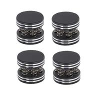 Yosoo Health Gear Spring Speaker Isolation Feet, CNC Machined Aluminum Alloy Isolation Pads 4 Pack, Spring Support Shock Absorber for Speakers Turntables Amplifiers HiFi Systems