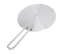 Yosoo Health Gear Stainless Steel Heat Diffuser Plate with Detachable Handle, Round Induction Adapter for Gas Stove Glass Cooktop (22#)
