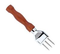 Yosoo Health Gear Stainless Steel Ice Chisel Pick with Solid Wood Handle for Crushed Ice Bar Tool, Wooden Handle Breaking Cone Pick for Bartending and Milk Tea Shop