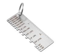 Yosoo Health Gear Stainless Steel Wire Metal Sheet Thickness Gauge, Sheet Metal Thickness Gauge, Welding Gage Plated Size Inspection Tool