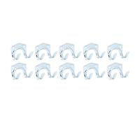 Yosoo Health Gear Storage Hook Set, Galvanized Steel Tool Hanger, 25Pcs Horseshoe Wall Mounted Tool Hanging Hooks for Garden Garage, Vertical Support, Dual Hook Use, Space Saving