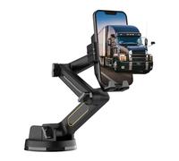 Yosoo Health Gear Truck Phone Mount, Adjustable 16.9 Inch Long Arm Suction Cup Holder with 360° Rotation for Large Vehicles Windshield
