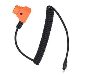 Yosoo Health Gear USB C to D Tap Power Cable, Type C to D Tap Power Trigger Power Supply Cable Quick Charging Flexible Spring Cable USB C to D Tap Power Cable for Digital Camera