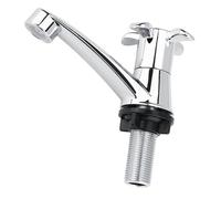 Yosoo Health Gear Water Faucet, ABS Plastic Single Cold Water Tap, G1/2 20mm Thread Connection Single Cold Faucet, Bathroom Basin Kitchen Sink Accessories (Plum G1/2)