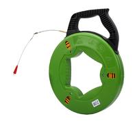 Yosoo Health Gear Wire Puller 20m 65.6ft, Manual Cable Threader Through | ABS Polyester Construction, Spring Roller Head for Smooth Conduit Routing, Ideal for Electrical Cable Pulling and PVC Duct