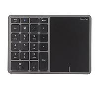 Yosoo Health Gear Wireless Numeric Keypad, Large Touchpad with Left Right Buttons 22 Keys BT 2.4G Dual Mode Type C Interface, with Built in Battery, for Wins IOS OS X (Grey)