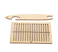 Yosoo Health Gear Wooden Weaving Loom Kit Belt Weaving Loom with Shuttle, Easy Assembly Craft Loom for Scarf Bracelet Bag Making - DIY Weaving Tool for Beginners