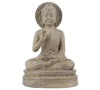 Yosoo Health Gear Zen Buddha statue, resin stone effect indoor decor | Resin figurine, meditation pose, garden, tabletop, living room, office, stone finish