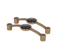Yosoo Health Gear Zinc Alloy Antique Copper Handle Acrylic Cabinet Knobs 125mm 4.9in Pulls with 110mm 4.3in Hole Distance for Drawer Wardrobe Bookcase Kitchen Cabinet (Brown)