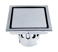 Yosoo Large Calibre Square Floor Water Filter Drainer Bathroom Wet Stainless Steel Shower Floor Basin Drain Washroom
