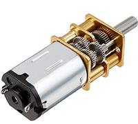 Yosoo Mini DC 6/ 12V Speed Reduction Motor 50/200/ 300RPM with Metal Gearbox Replacement N20 for RC Car, Robot Model, DIY Engine Toys (12V 200RPM)