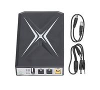 Yosoo Mini UPS Battery Backup, ABS Material, 10400mAh Power Supply for Routers, Cameras with Dual Input Options and Broad Compatibility