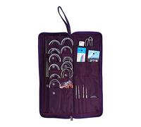 Yosoo New 104 pcs Stainless Steel Straight Circular Knitting Needles Crochet Hook Weave Tools Accessories Set