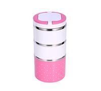 Yosoo Picnic Lunch Box Lunch Box Pot Portable Insulated Thermal Inner Insulation Leakpr Leak Proof Waterproof with Handle Food Container Food Carrier