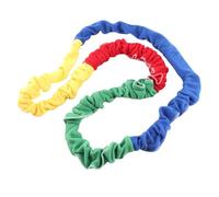 Yosoo Pull Rope, Colourful Elastic Tension Rope for Sensory Integration Training in Children, Enhances Coordination and Interactive Play, Safe Plush and Rubber Design for Kindergarten