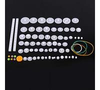 Yosoo Robot Motor Toy DIY Parts Plastic Gears for All Types of Cars Robot and Good Replacement for Old or Broken Parts (4) for Plastic Gears Plastic Pulley Plastic